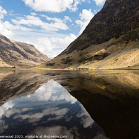 Buy canvas prints of Loch Achtriochtan, Glen Coe, Scotland by Mark Greenwood