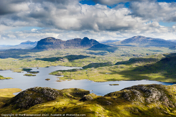 Suilven: A Highland Masterpiece Picture Board by Mark Greenwood