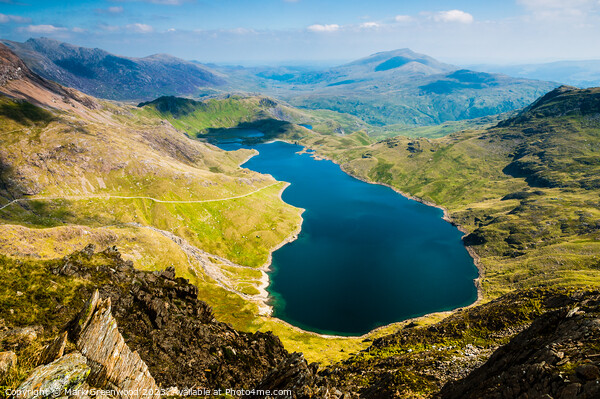 View from Snowdon Picture Board by Mark Greenwood
