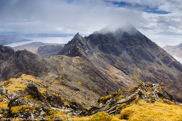 Spectacular Peaks of Black Cuillin Picture Board by Mark Greenwood