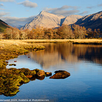 Buy canvas prints of Glen Etive Reflections by Mark Greenwood