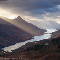 Buy canvas prints of Loch Leven and The Pap of Glencoe by Mark Greenwood