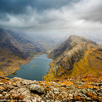 Buy canvas prints of The Cuillin from Sgurr na Stri by Mark Greenwood