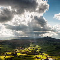 Buy canvas prints of The Sugar Loaf, near Abergavenny, South Wales by Mark Greenwood