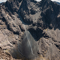 Buy canvas prints of The Great Stone Chute, The Cuillin, Skye by Mark Greenwood