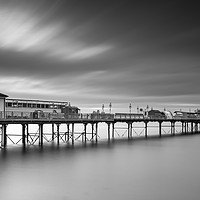 Buy canvas prints of Teignmouth Pier at Dawn by Bruce Little