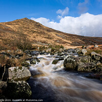 Buy canvas prints of Rapids in Tavy Cleave, Dartmoor by Bruce Little