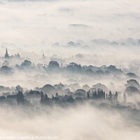 Buy canvas prints of Castlemorton Fog by Bruce Little