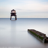 Buy canvas prints of Serenity at the Dovercourt Lighthouse by Bruce Little