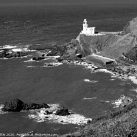 Buy canvas prints of Hartland Point Lighthouse by Bruce Little