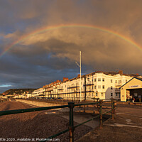 Buy canvas prints of Sidouth Lifeboat Station Rainbow by Bruce Little