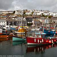 Buy canvas prints of Mevagissey Harbour by Bruce Little