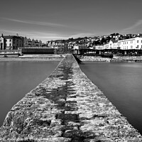 Buy canvas prints of Dawlish from the pier by Bruce Little