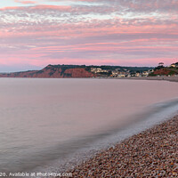 Buy canvas prints of Budleigh Salterton Pinks by Bruce Little