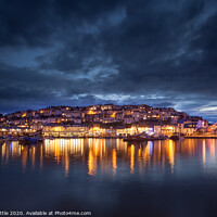 Buy canvas prints of Brixham at Night by Bruce Little