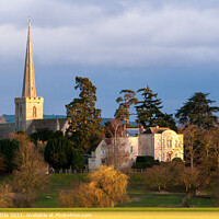 Buy canvas prints of Bredon in golden hour by Bruce Little