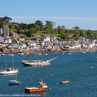 Buy canvas prints of Fowey View by Bruce Little