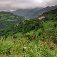 Buy canvas prints of Cantabrian Village by Bruce Little