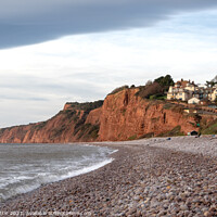 Buy canvas prints of Budleigh Salterton Cliffs by Bruce Little