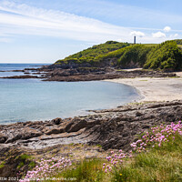 Buy canvas prints of Gribbin Head from Polridmouth by Bruce Little