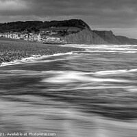 Buy canvas prints of Sidmouth Swoosh II by Bruce Little