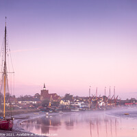 Buy canvas prints of Mauve Morning in Maldon by Bruce Little