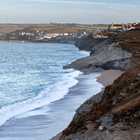 Buy canvas prints of Distant Porthleven by Bruce Little