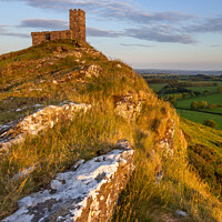 Buy canvas prints of Early Evening at Brentor by Bruce Little