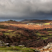 Buy canvas prints of Dramatic Dartmoor View by Bruce Little
