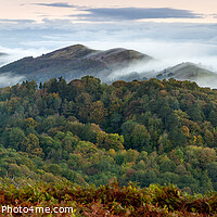 Buy canvas prints of Malvern Hills Panorama by Bruce Little