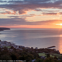 Buy canvas prints of Sidmouth Sunrise by Bruce Little