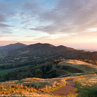 Buy canvas prints of Malverns Ridge from British Camp by Bruce Little