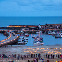 Buy canvas prints of Candles on the Cobb by Bruce Little
