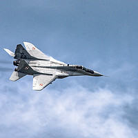 Buy canvas prints of Mig-29 Russian Fighter Plane  by Joy Newbould