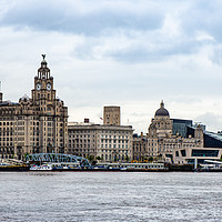 Buy canvas prints of Liverpool Waterfront by Joy Newbould
