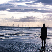 Buy canvas prints of Antony Gormley - Another Place Sculpture  by Joy Newbould