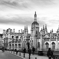 Buy canvas prints of Cambridge - historical buildings.  by Joy Newbould