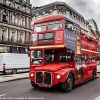 Buy canvas prints of London Tourist Bus  by Joy Newbould