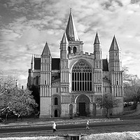 Buy canvas prints of Rochester Cathedral  by Keith Atkins