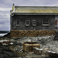 Buy canvas prints of Old House Robben Island by Karl Daniels