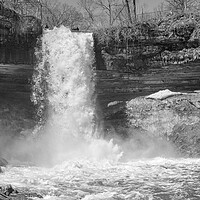 Buy canvas prints of Minnehaha Falls, Minneapolis  by Jim Hughes