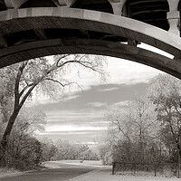 Buy canvas prints of Ford Parkway Bridge  by Jim Hughes