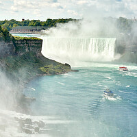 Buy canvas prints of Horseshoe Falls at Niagara by Jim Hughes