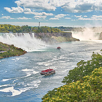 Buy canvas prints of Niagara Falls from the Canadian Side by Jim Hughes