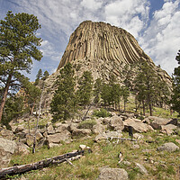Buy canvas prints of Devil's Tower, Wyoming by Jim Hughes