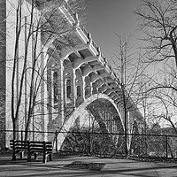 Buy canvas prints of Ford  Parkway Bridge by Jim Hughes