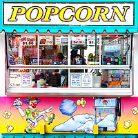 Buy canvas prints of Popcorn Stand by Jim Hughes