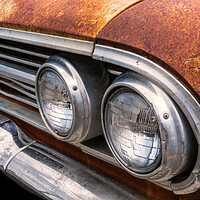 Buy canvas prints of 50s Chevrolet front end by Jim Hughes