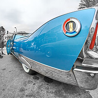 Buy canvas prints of At The Car Show by Jim Hughes