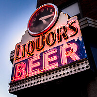 Buy canvas prints of Liquors and Beer on University Ave by Jim Hughes